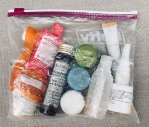 Example of a carry-on toiletry bag that passes TSA every time